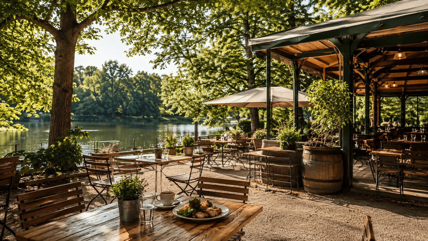 Café und Biergarten im Tiergarten